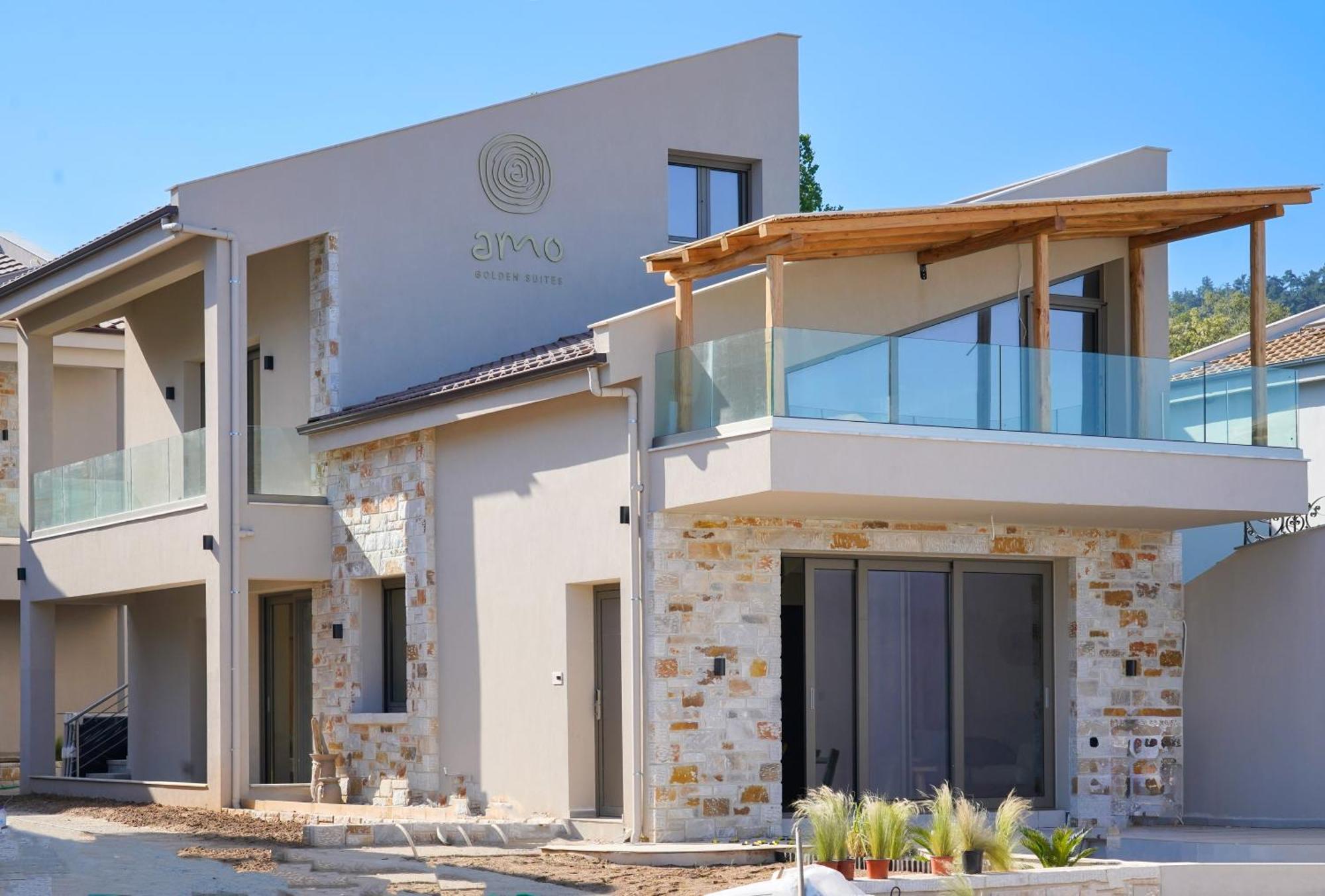 Amo Golden Suites Chrysi Ammoudia Exterior foto